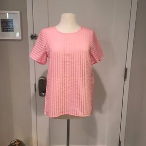 JCrew Sheer Hi/Lo A-Line Blouse